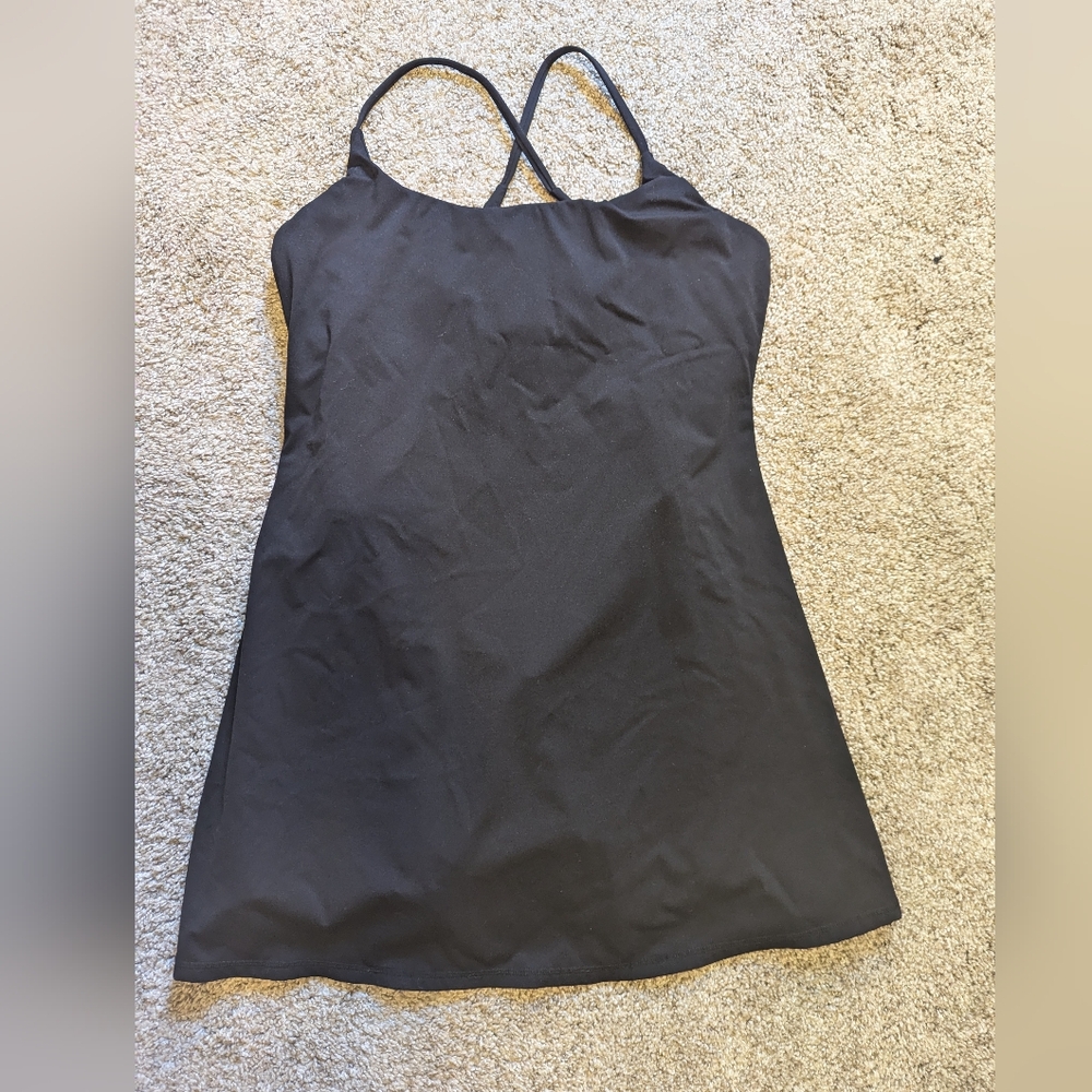 Black Halara Athesiure Dress